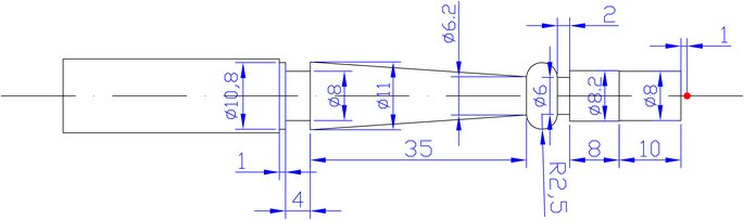 Technische Daten für den Aluminiumrohling 