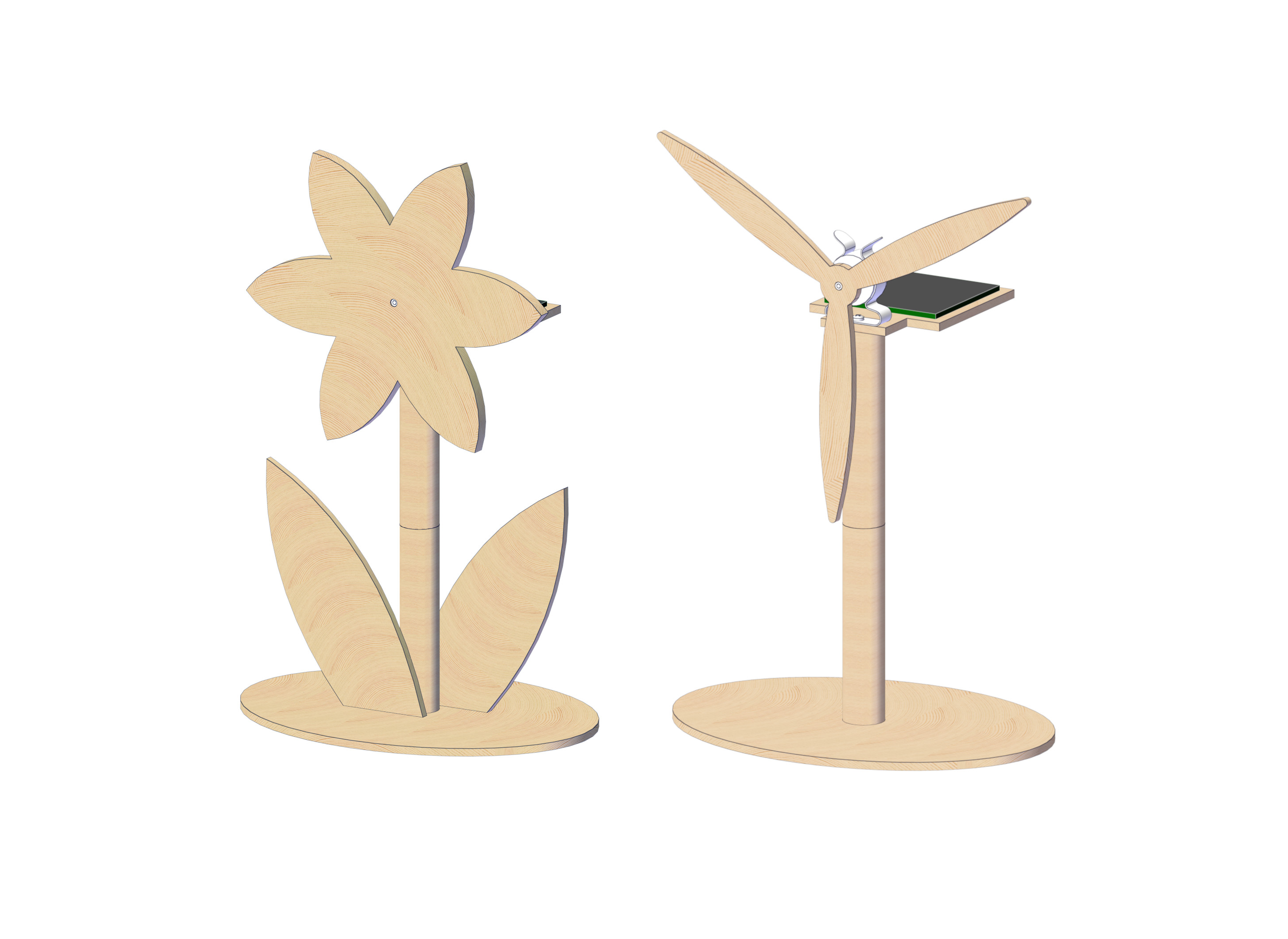 Solar Windrad 